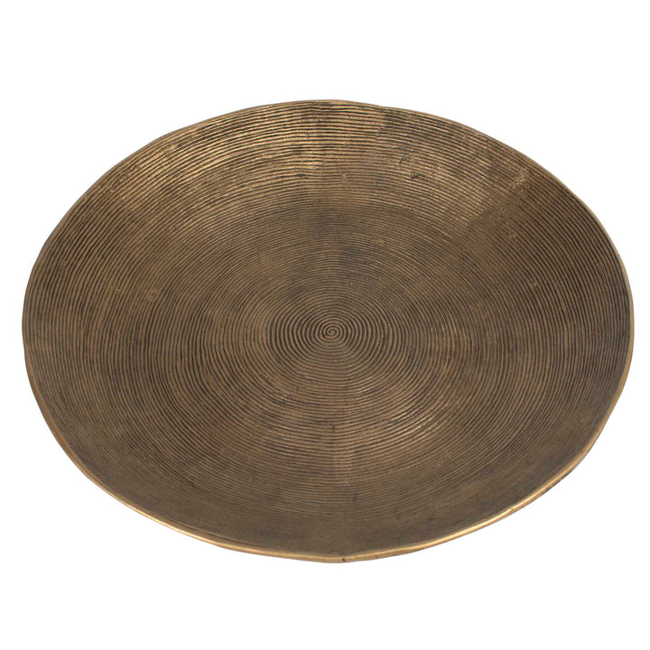 American Home Furniture Uttermost Stratum Round Brass Bowls Set of 2