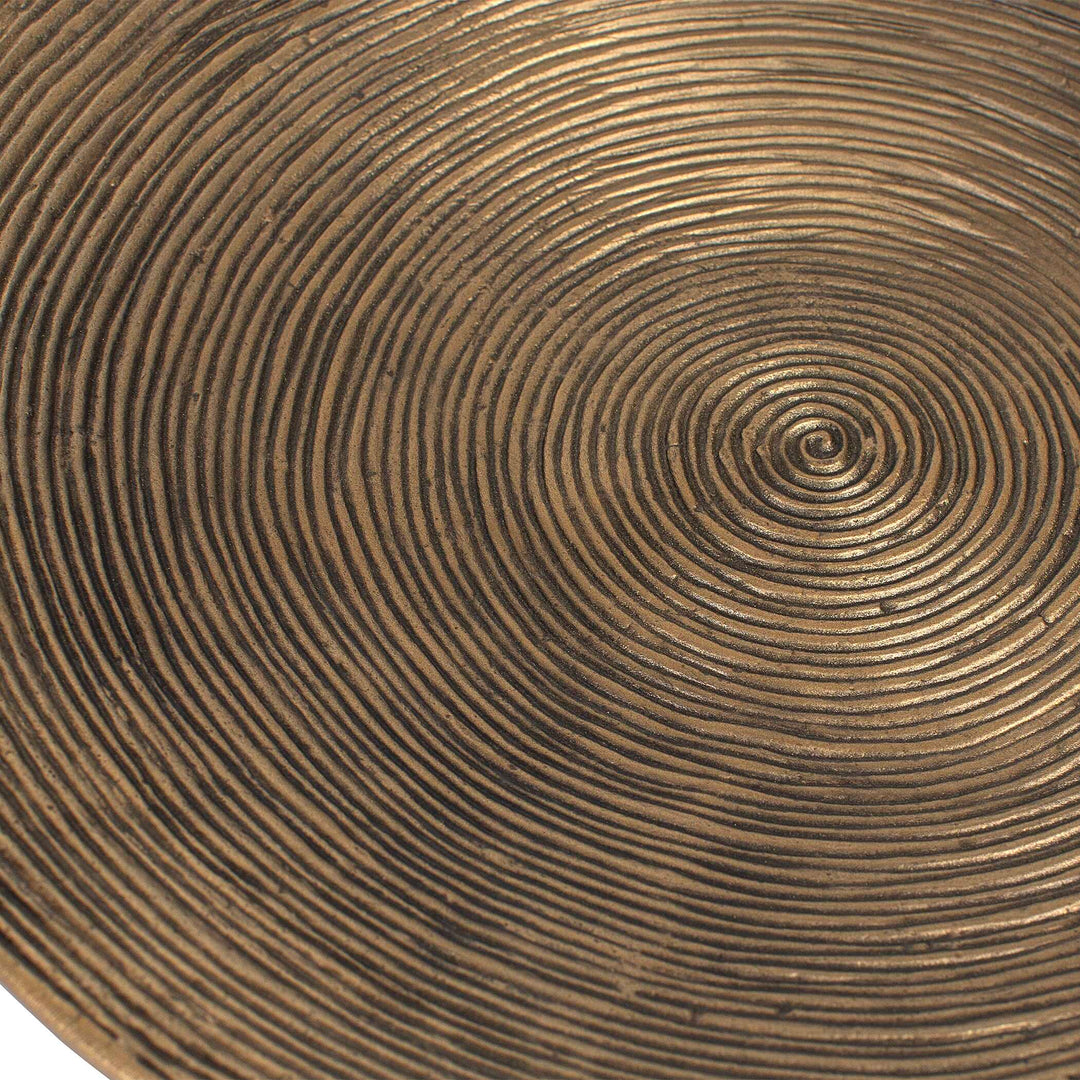 American Home Furniture Uttermost Stratum Round Brass Bowls Set of 2