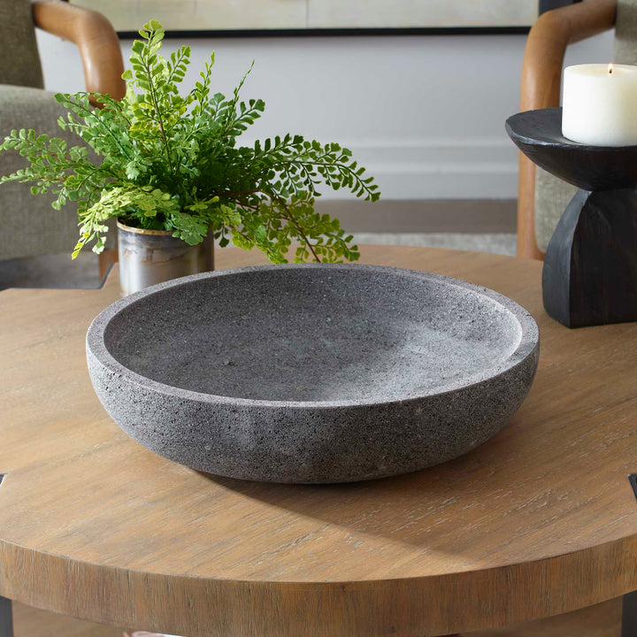 American Home Furniture Uttermost Ashen Earth Outdoor Bowl