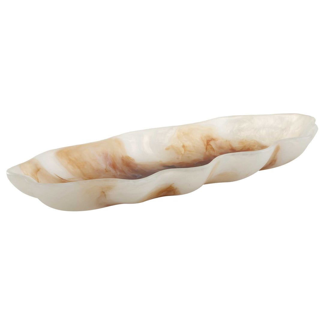American Home Furniture Uttermost Organic Elegance Wavy Oval Bowl