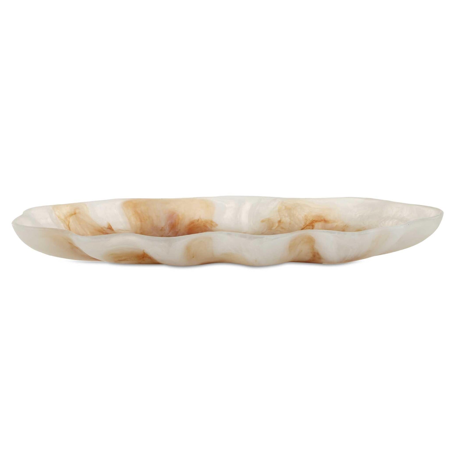 American Home Furniture Uttermost Organic Elegance Wavy Oval Bowl