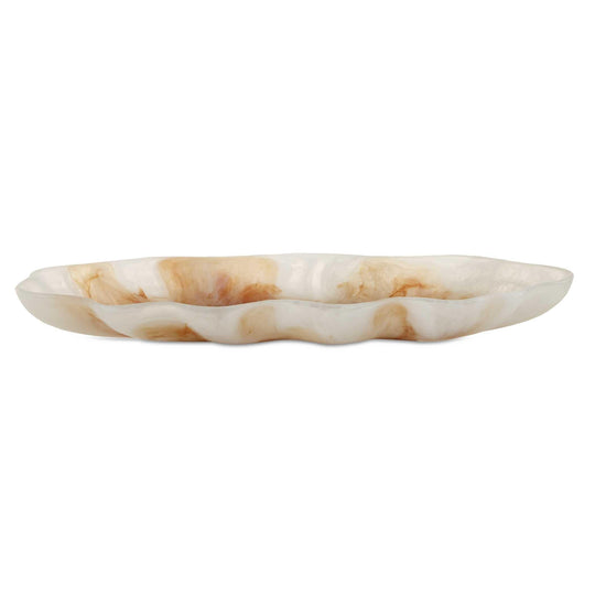 American Home Furniture Uttermost Organic Elegance Wavy Oval Bowl