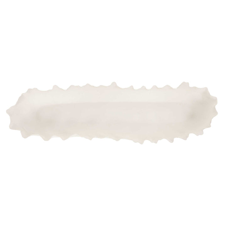 American Home Furniture Uttermost Ripple Crest White Bowl