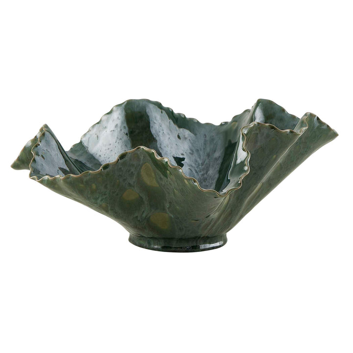 American Home Furniture Uttermost Verdant Bloom Emerald Outdoor Bowl