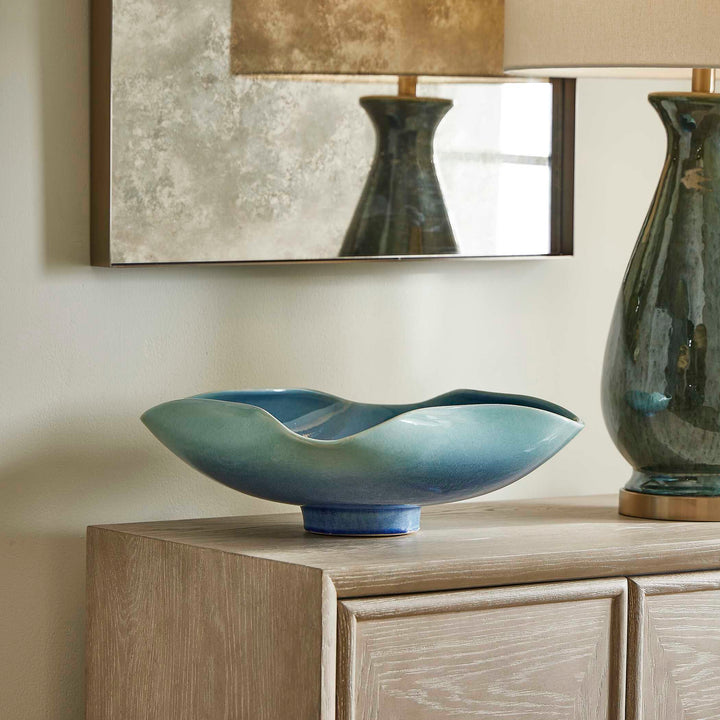 American Home Furniture Uttermost Blue Lagoon Outdoor Bowl
