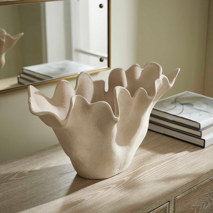 American Home Furniture Uttermost Sand Dune Outdoor Ceramic Bowl