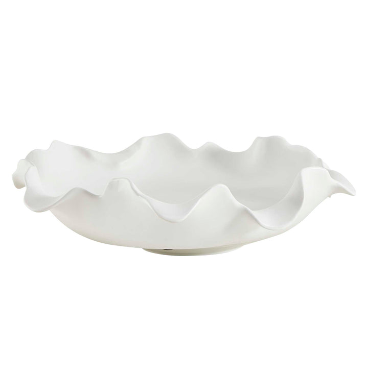 American Home Furniture Uttermost Wave Crest White Outdoor Bowl