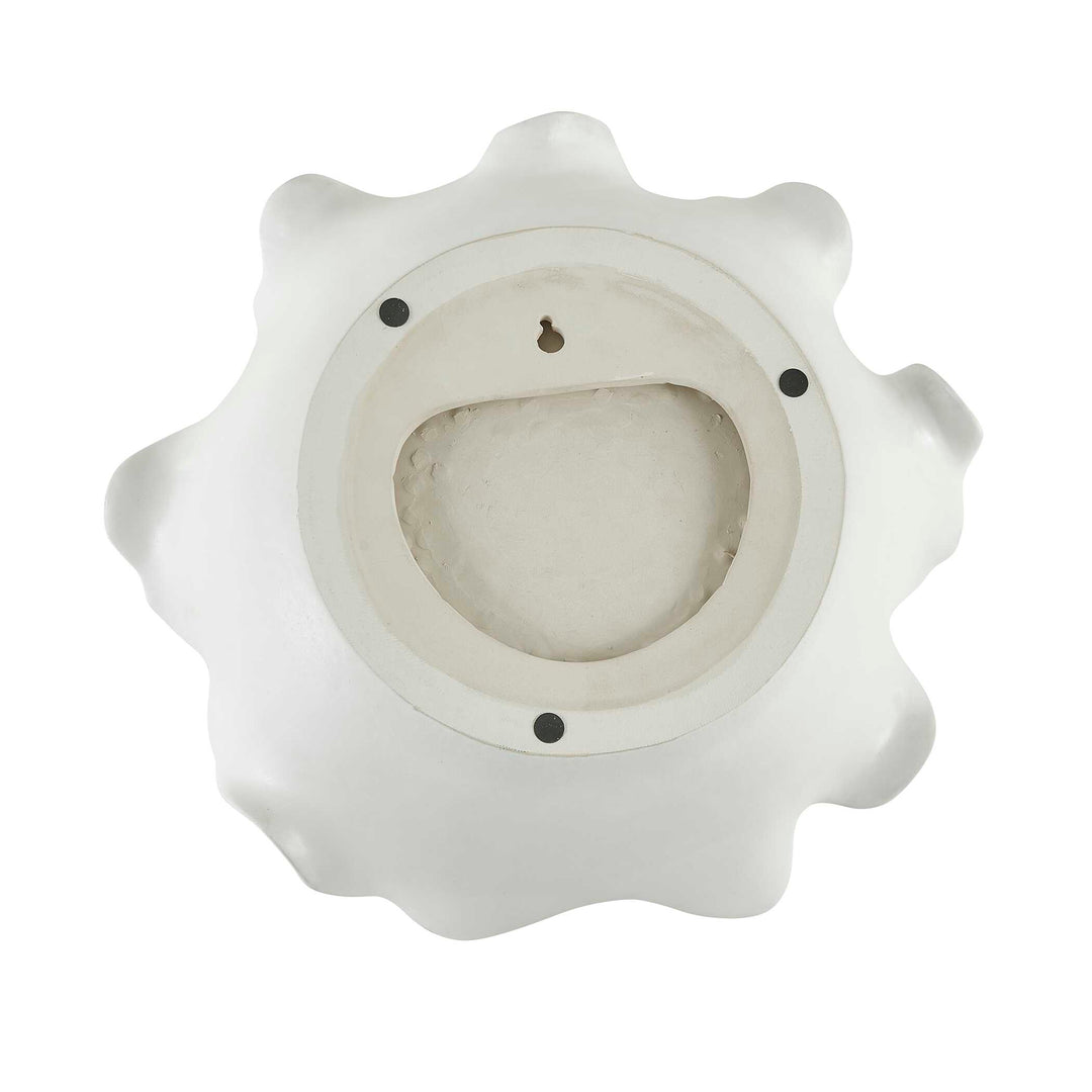 American Home Furniture Uttermost Wave Crest White Outdoor Bowl