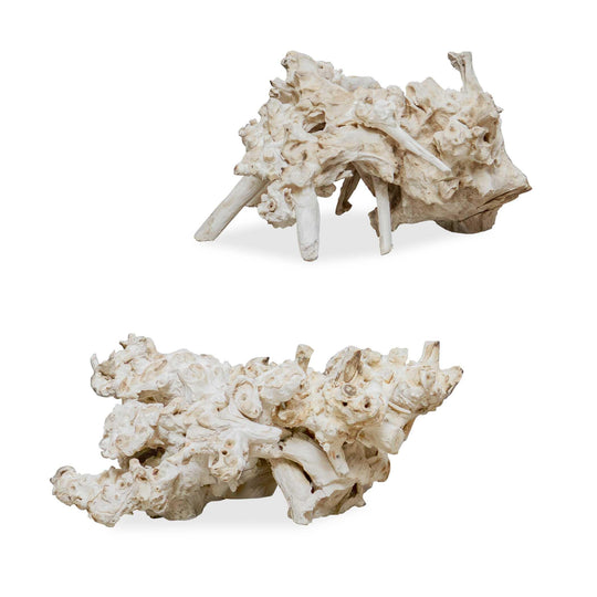 American Home Furniture Uttermost Elemental Root Outdoor Sculptures Set of 2
