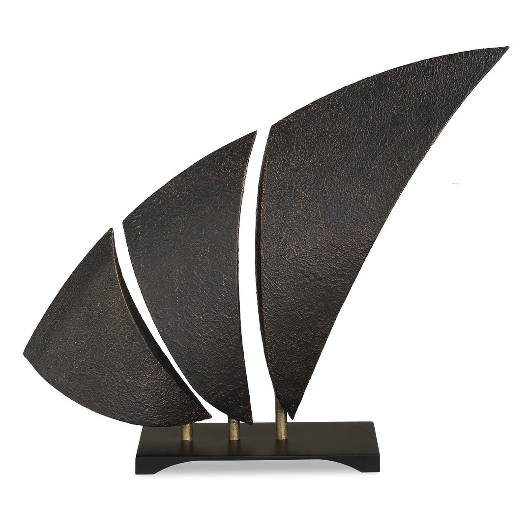 American Home Furniture Uttermost Wind Crest Dark Bronze Sculpture