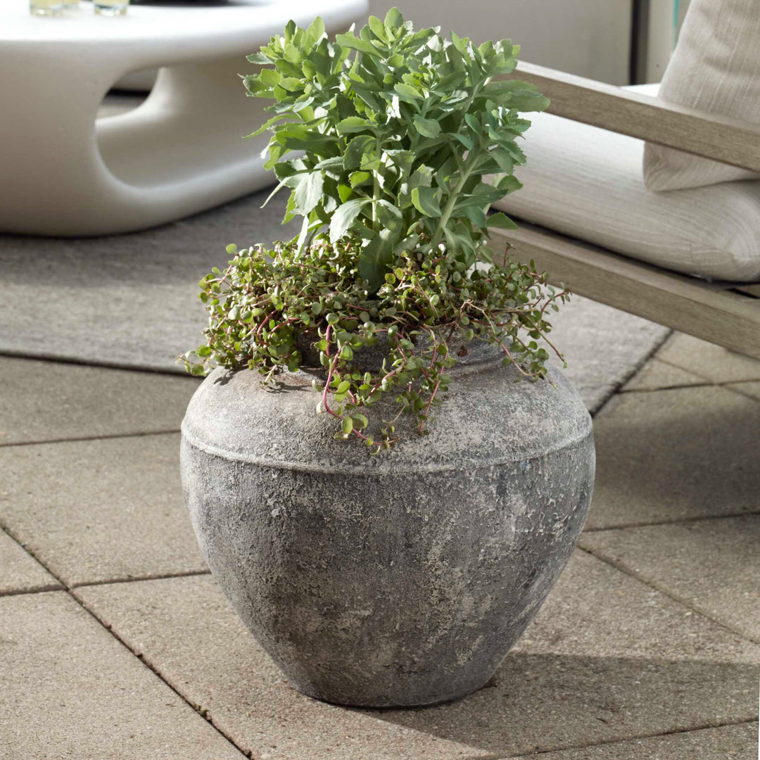 American Home Furniture Uttermost Echoes Of Time Concrete Outdoor Planter