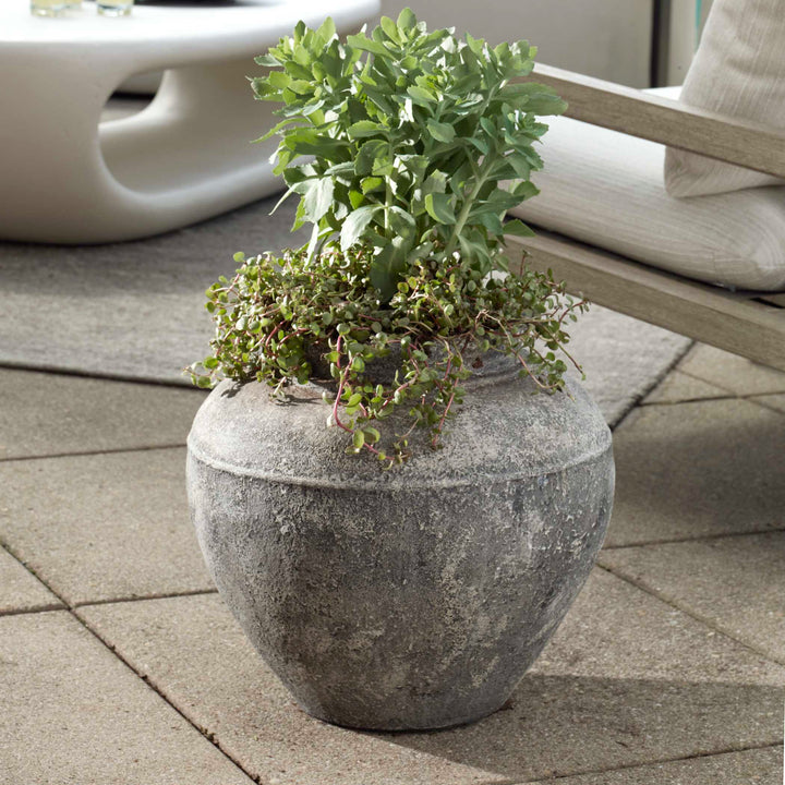 American Home Furniture Uttermost Echoes Of Time Concrete Outdoor Planter