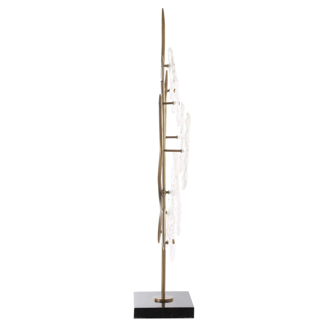 American Home Furniture Uttermost Glass Garden Table Sculpture