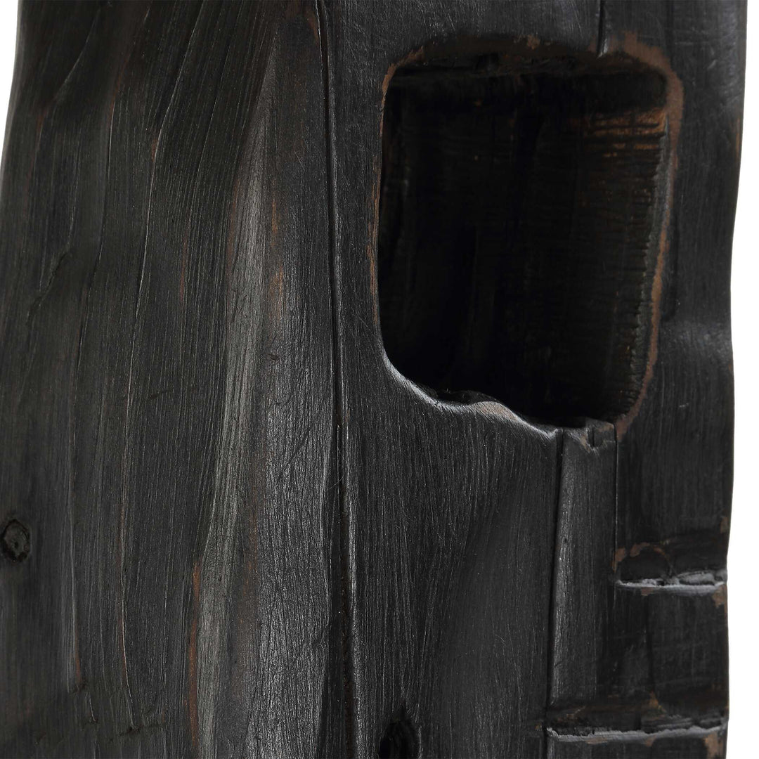 Cipher Black Wood Totems Set of 2
