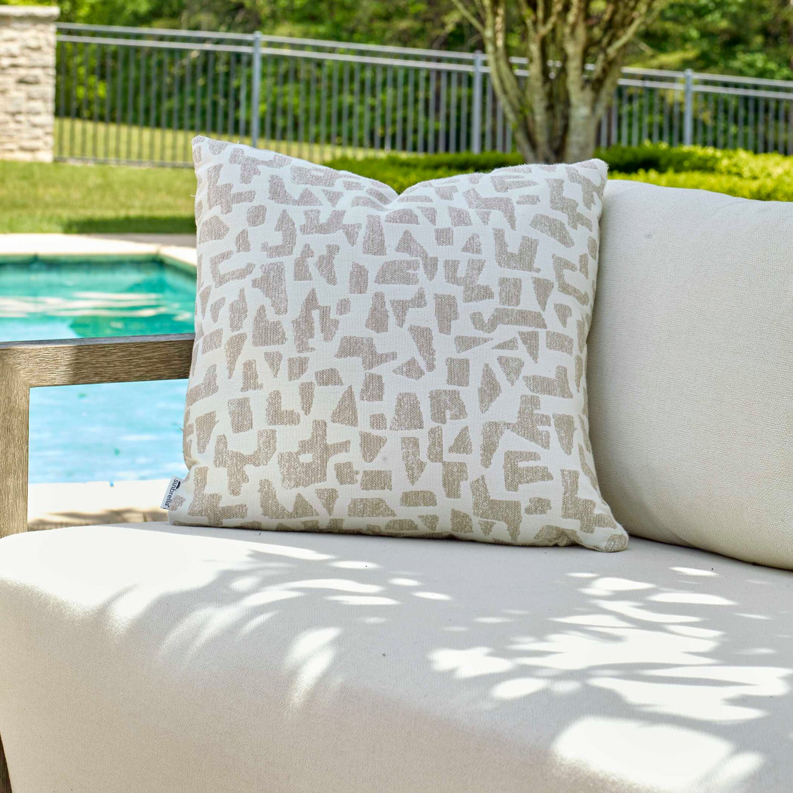 American Home Furniture Uttermost Scatter Abstract Outdoor Pillow