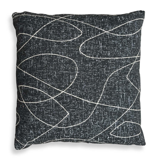 American Home Furniture Uttermost Loopy Loop Outdoor Onyx Pillow