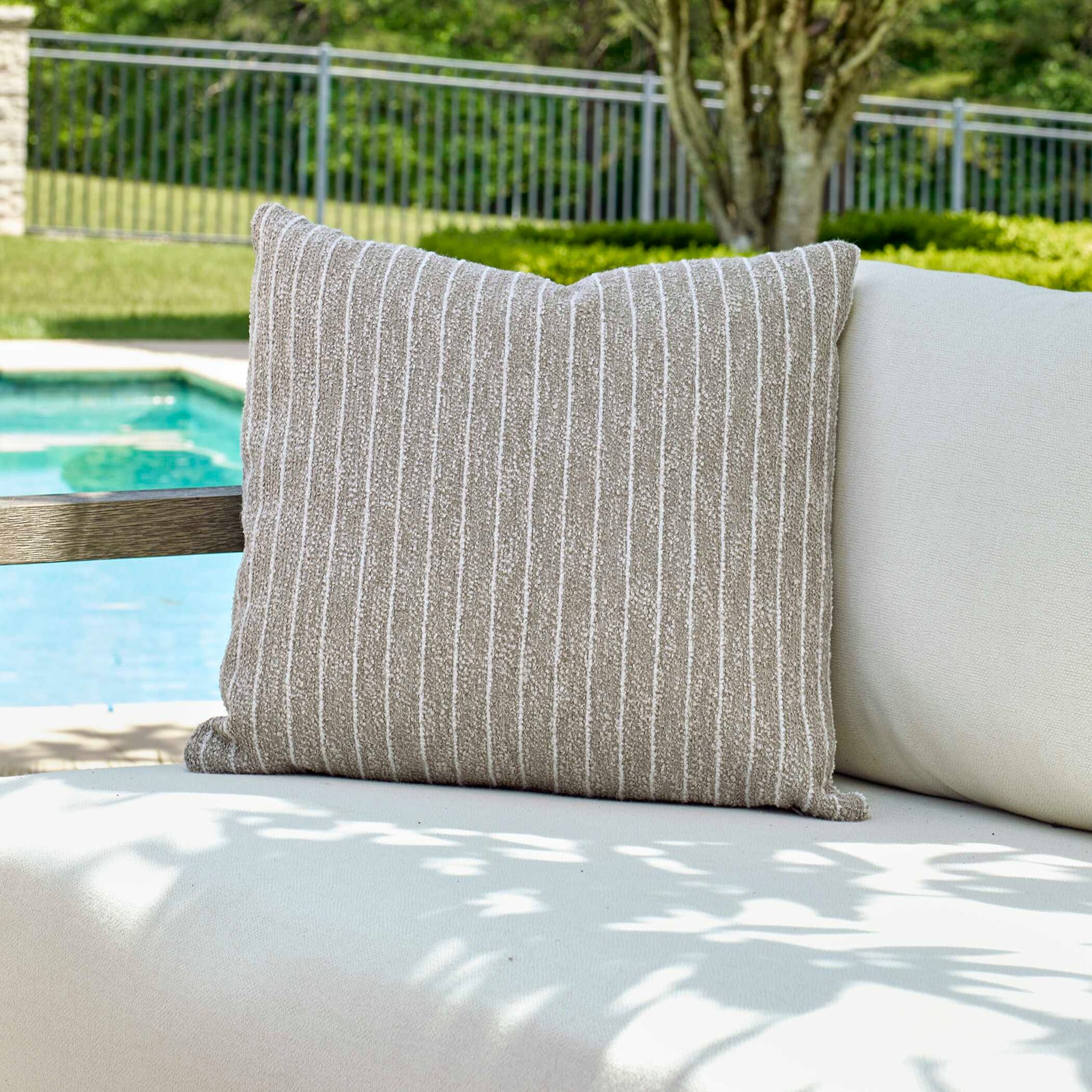 American Home Furniture Uttermost Involve Outdoor Striped Pillow