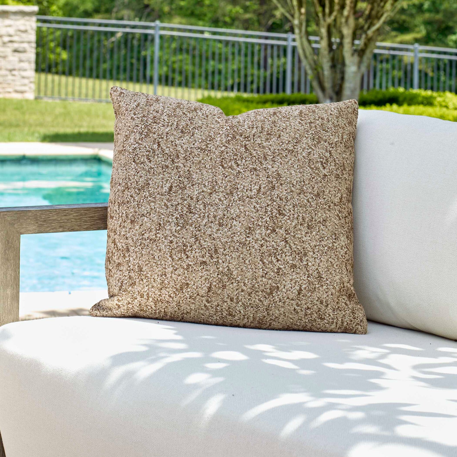 American Home Furniture Uttermost Alternative Taupe Outdoor Pillow