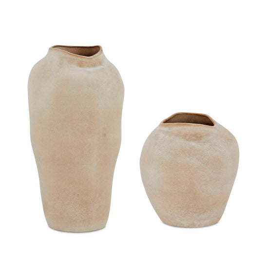 Shadow Play Indoor-Outdoor Vases, S/2