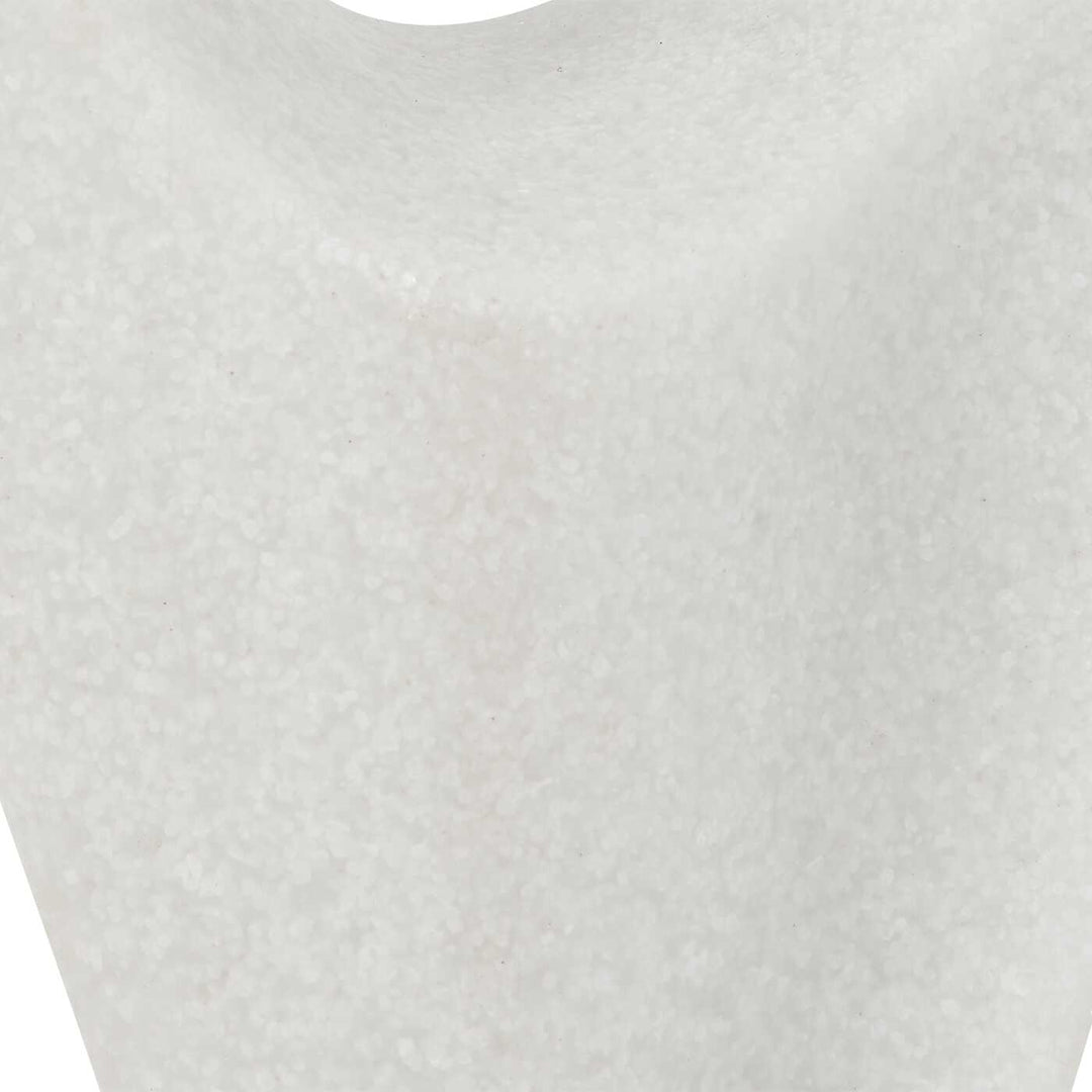 Fluid Drop White Stone Sculpture
