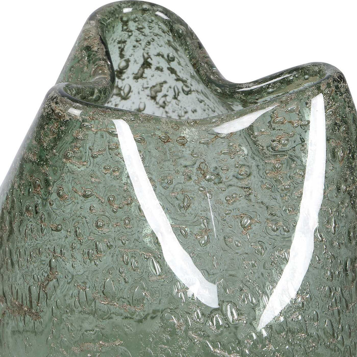 Chianti Seeded Glass Vases Set of 2