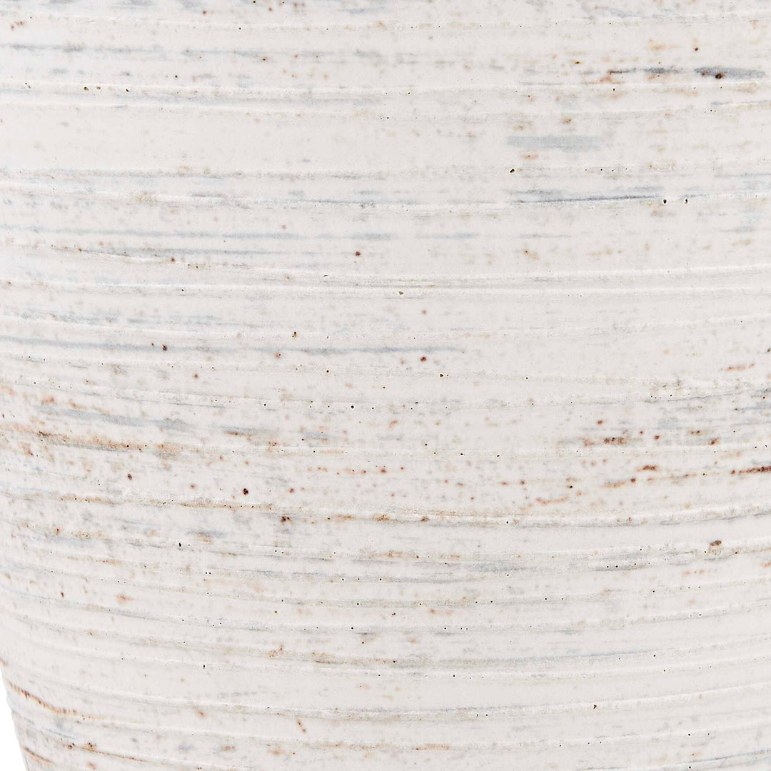Inara Indoor-Outdoor White Vases Set of 2