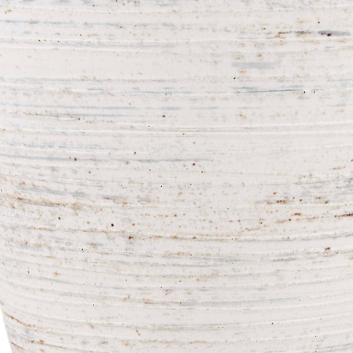 Inara Indoor-Outdoor White Vases Set of 2