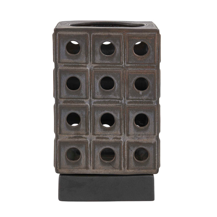Lattice Indoor-Outdoor Lantern Candleholder