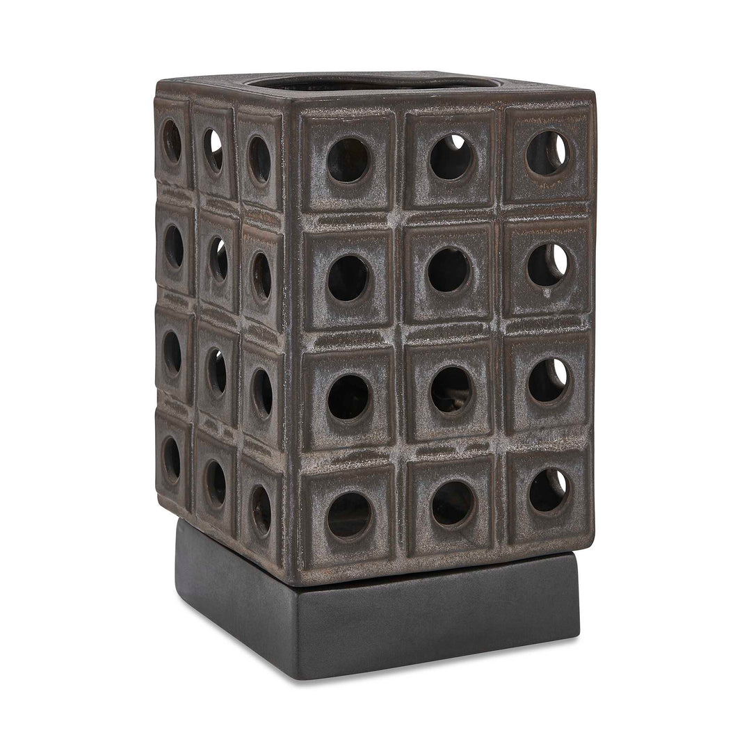 Lattice Indoor-Outdoor Lantern Candleholder