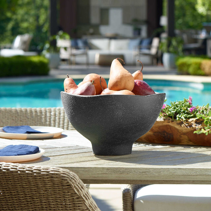 Komorebi Indoor-Outdoor Black Bowl