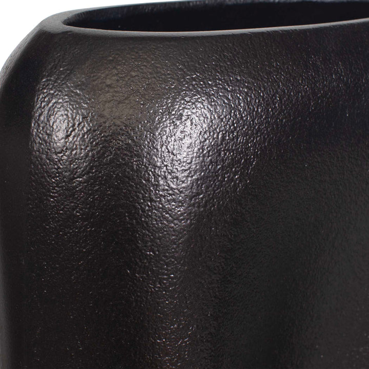 Anodic Dark Brown Vases Set of 2
