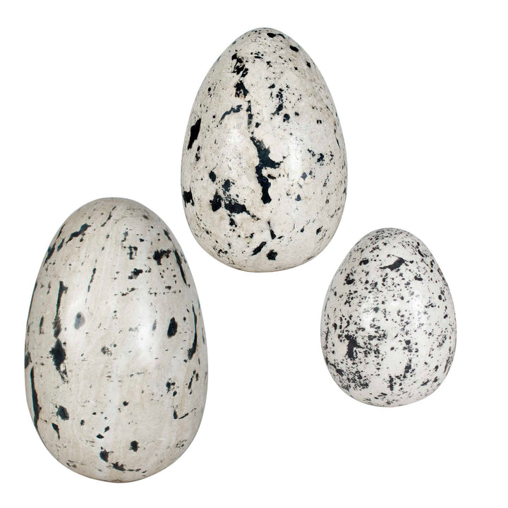 Nest Trio Indoor-Outdoor Stone Eggs Set/3