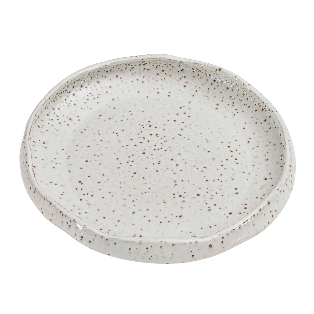 Stardust Ripple Indoor-Outdoor White Bowl