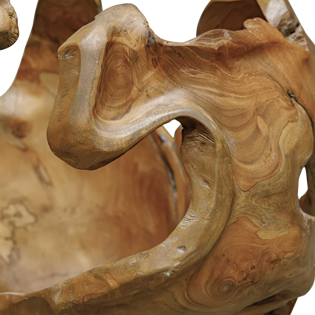 Arbor Crest Indoor-Outdoor Teak Bowl