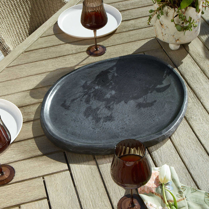 Stoneveil Indoor-Outdoor Stone Tray