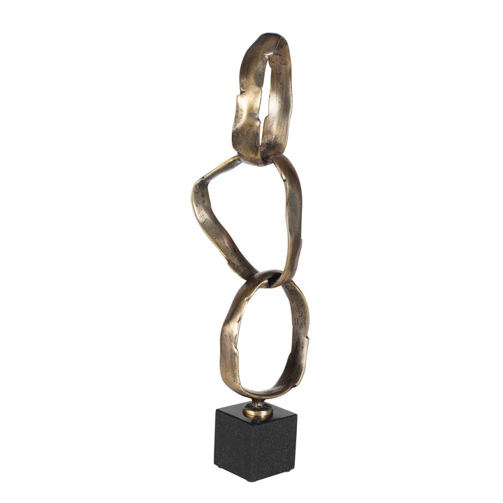 Loopform Brass Ring Sculpture