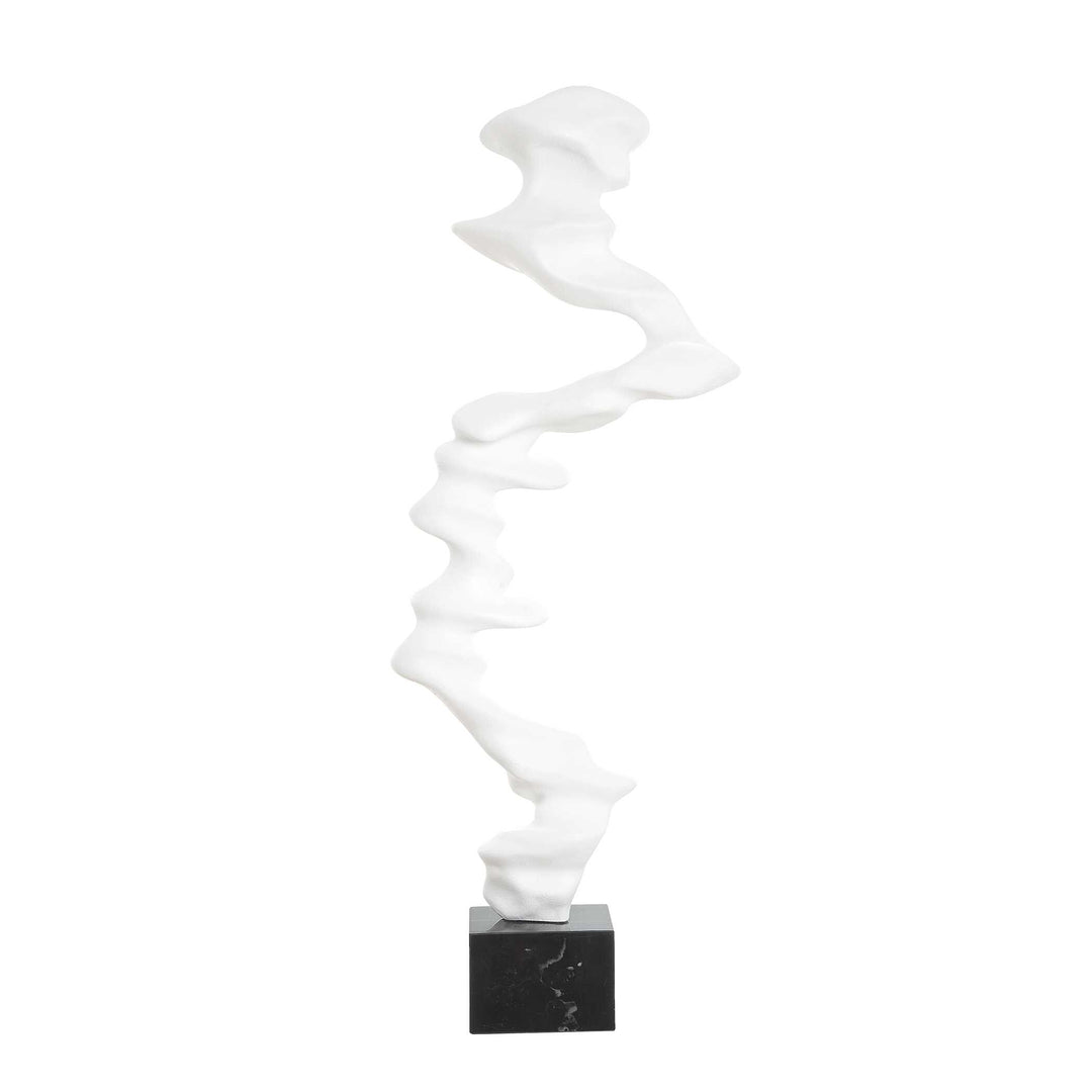 Flux Indoor-Outdoor White Sculpture