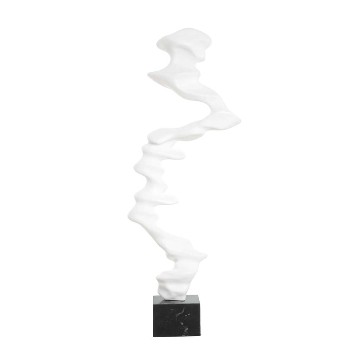 Flux Indoor-Outdoor White Sculpture