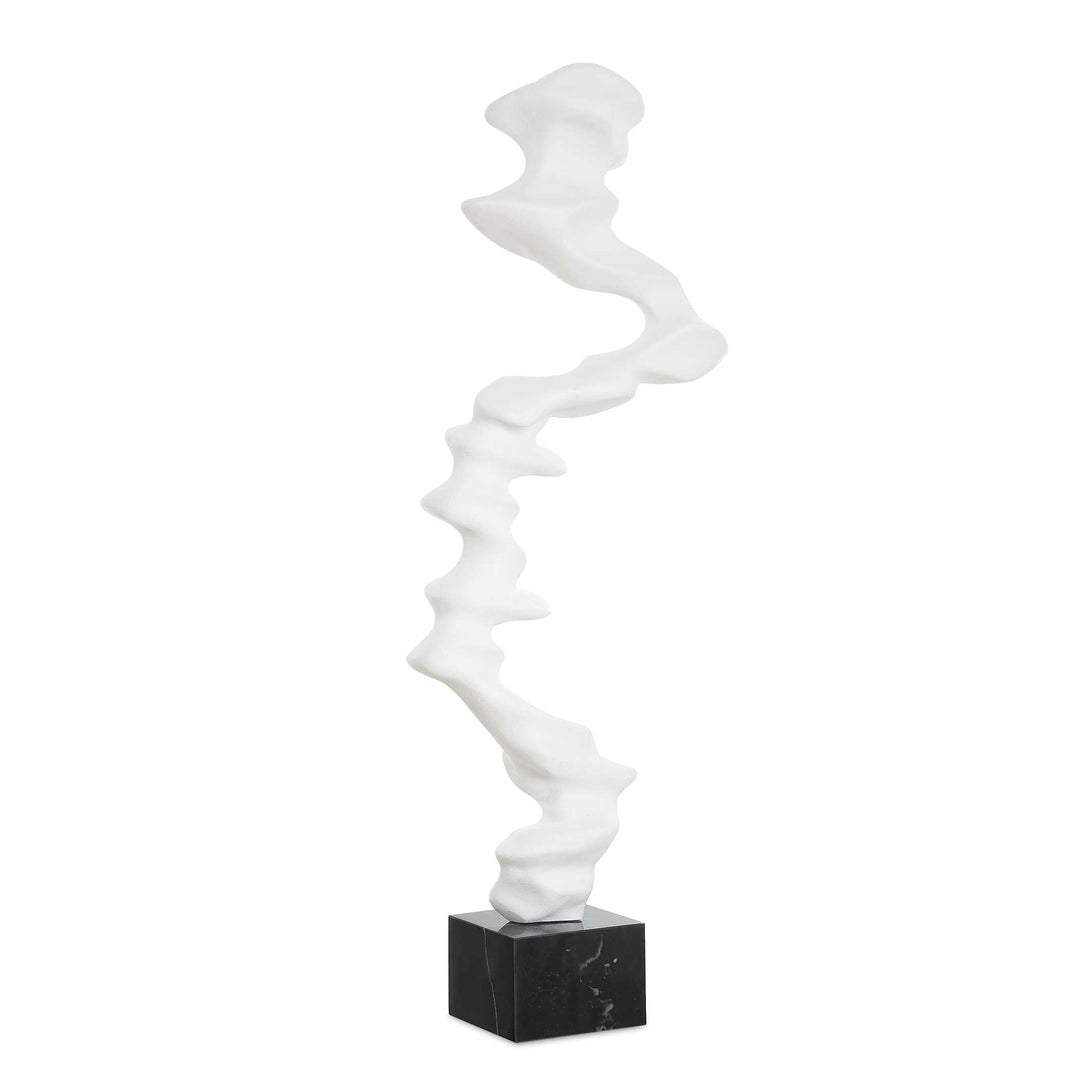 Flux Indoor-Outdoor White Sculpture