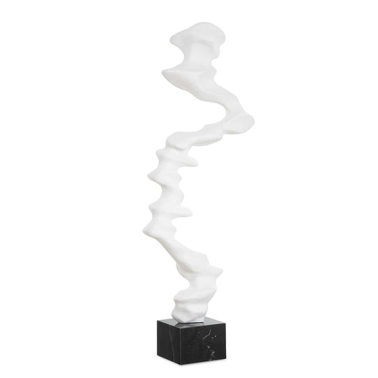 Flux Indoor-Outdoor White Sculpture