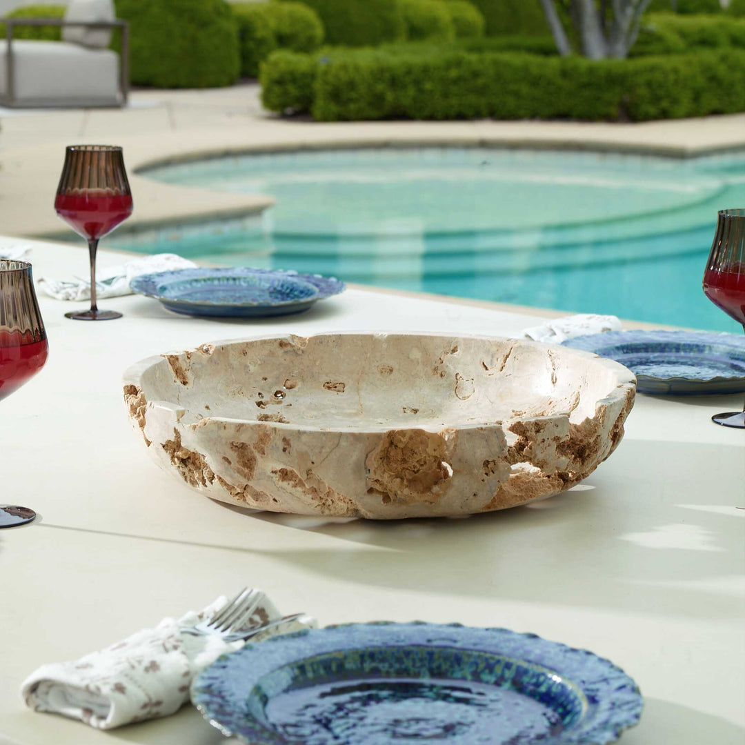 Quarried Stone Indoor-Outdoor Bowl