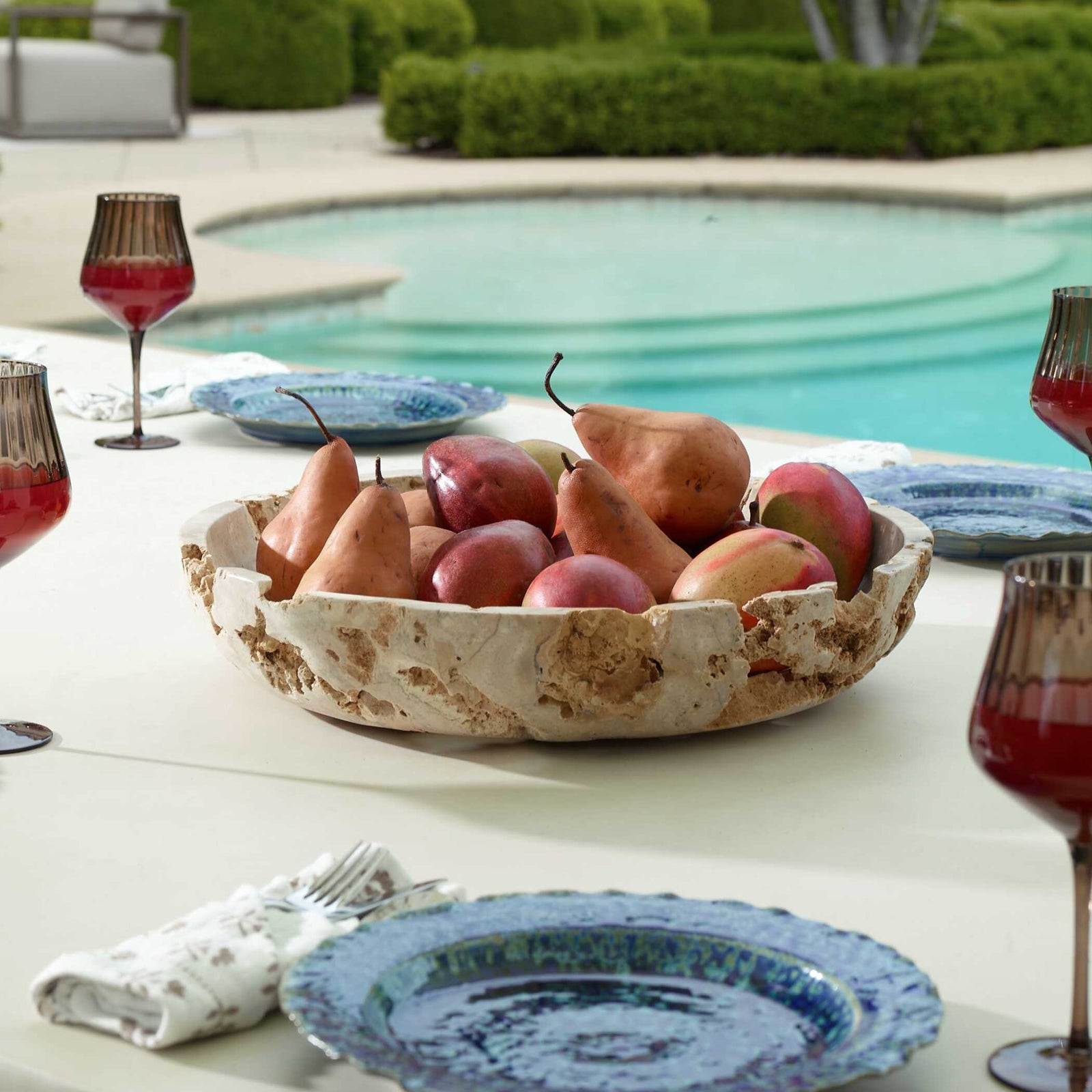 Quarried Stone Indoor-Outdoor Bowl