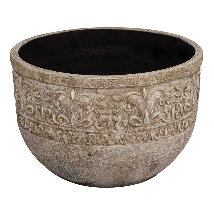 Regalia Indoor-Outdoor Stone Planter