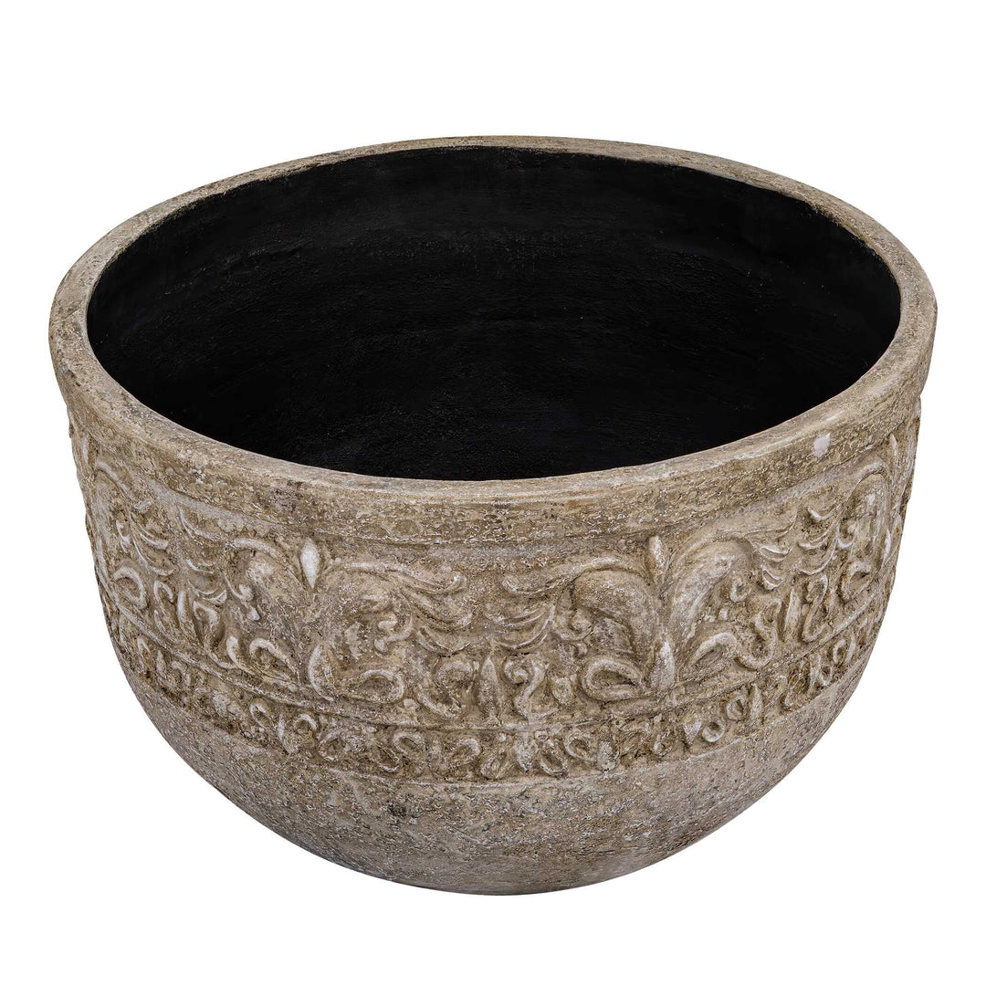 Regalia Indoor-Outdoor Stone Planter