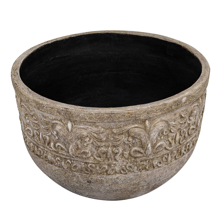 Regalia Indoor-Outdoor Stone Planter
