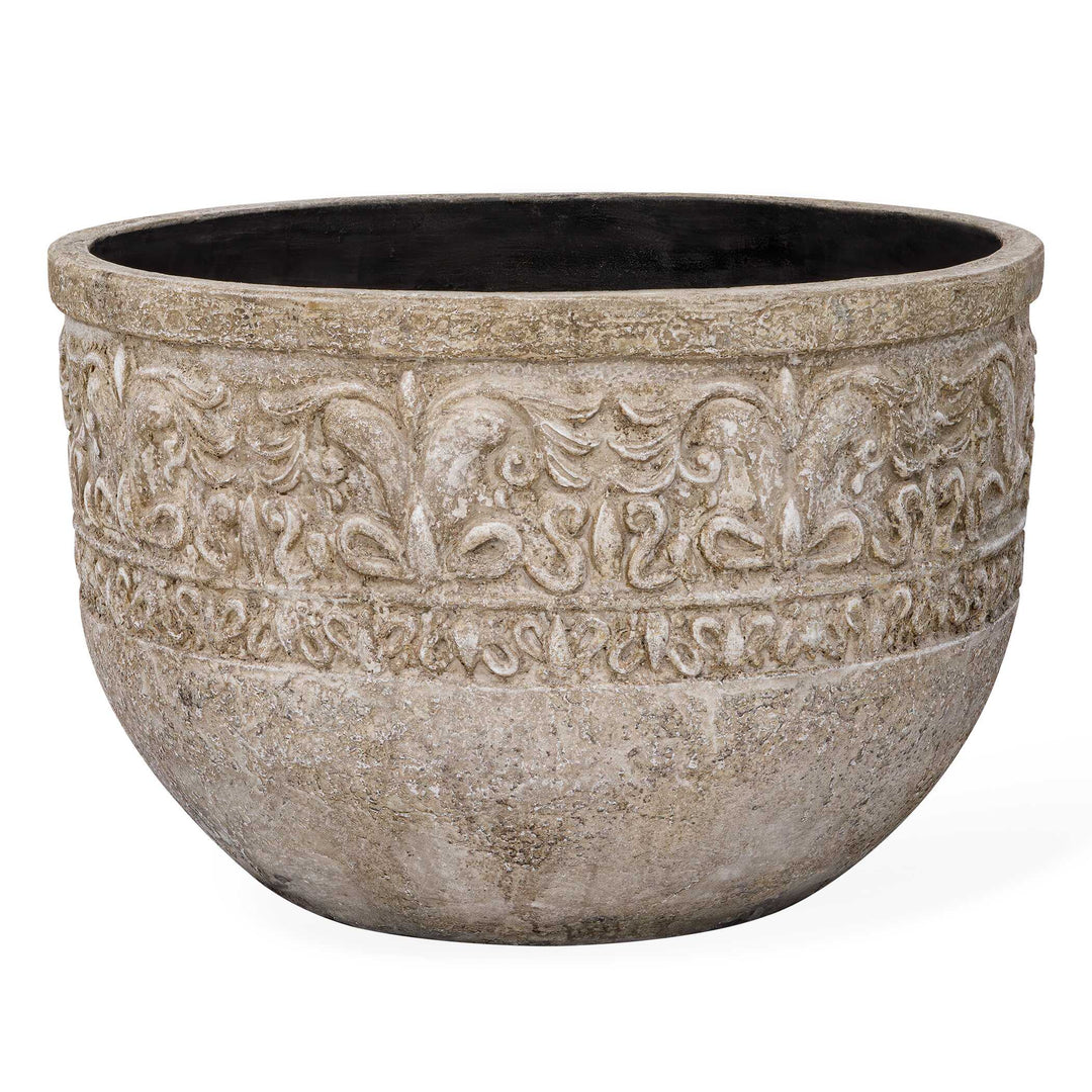 Regalia Indoor-Outdoor Stone Planter