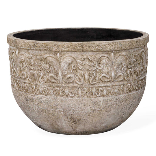 Regalia Indoor-Outdoor Stone Planter