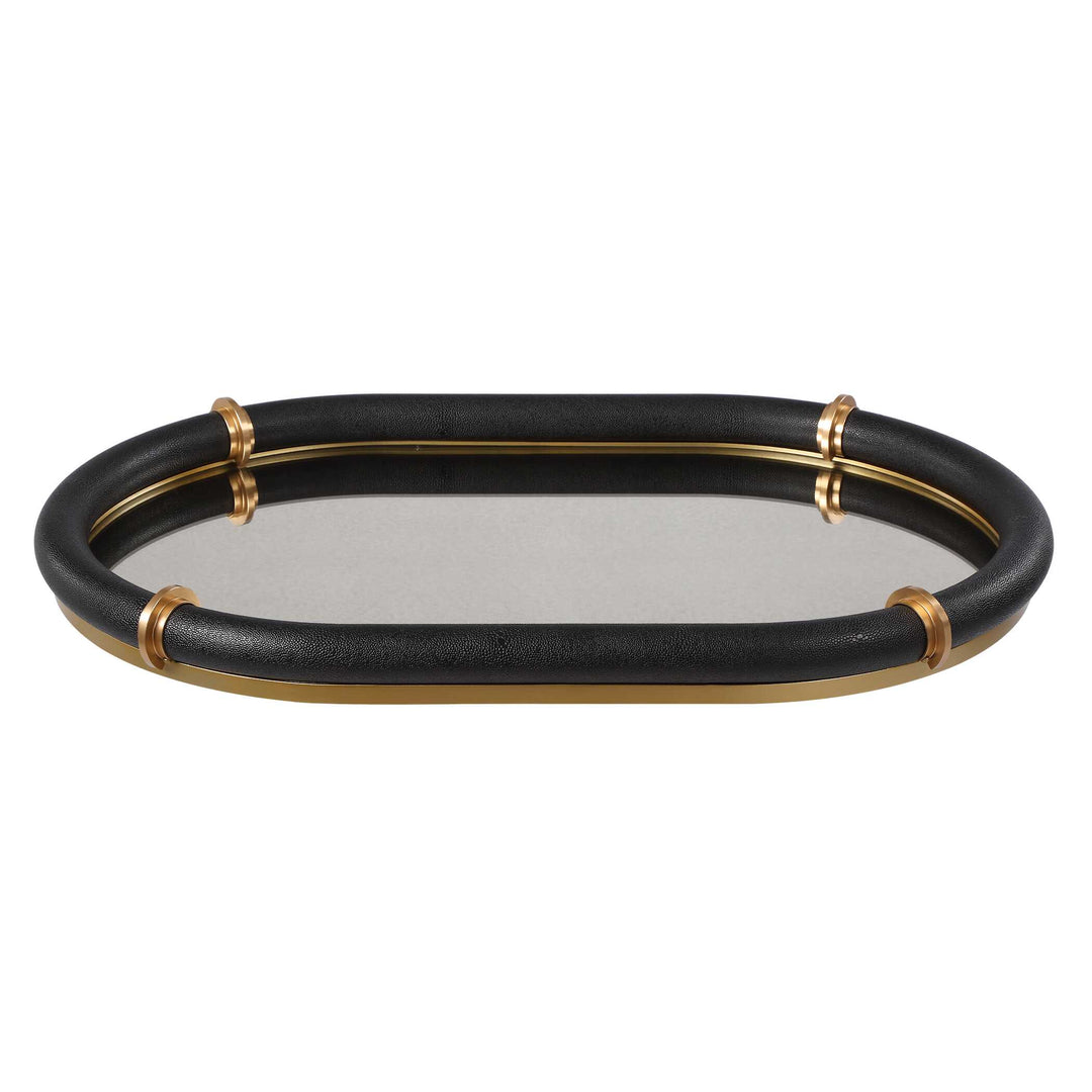 Cyprus Black Oval Tray