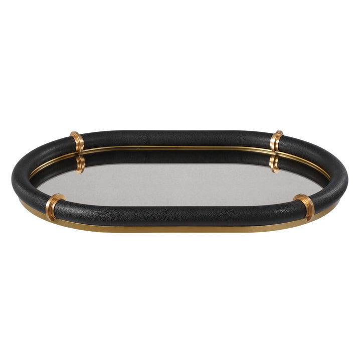 Cyprus Black Oval Tray