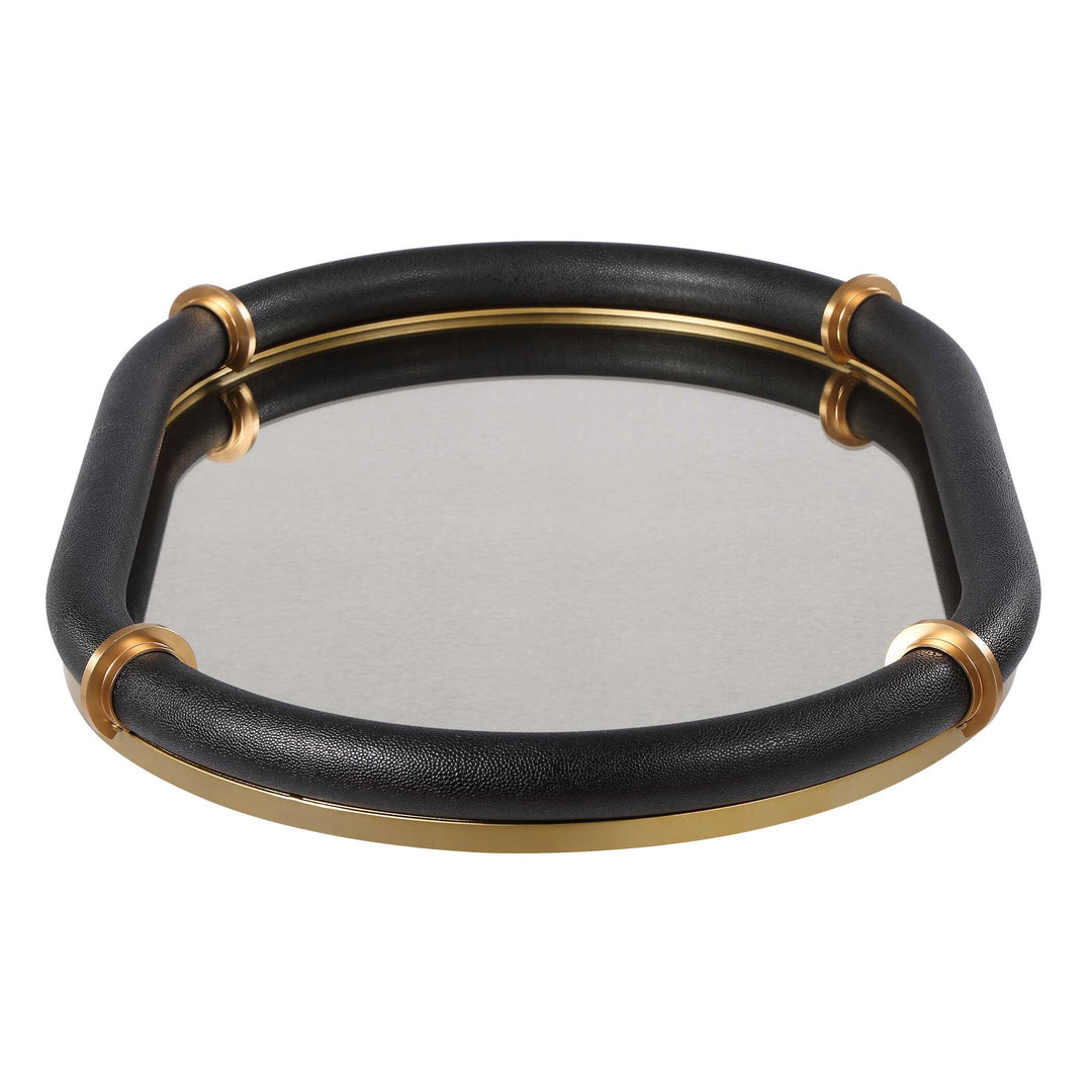 Cyprus Black Oval Tray